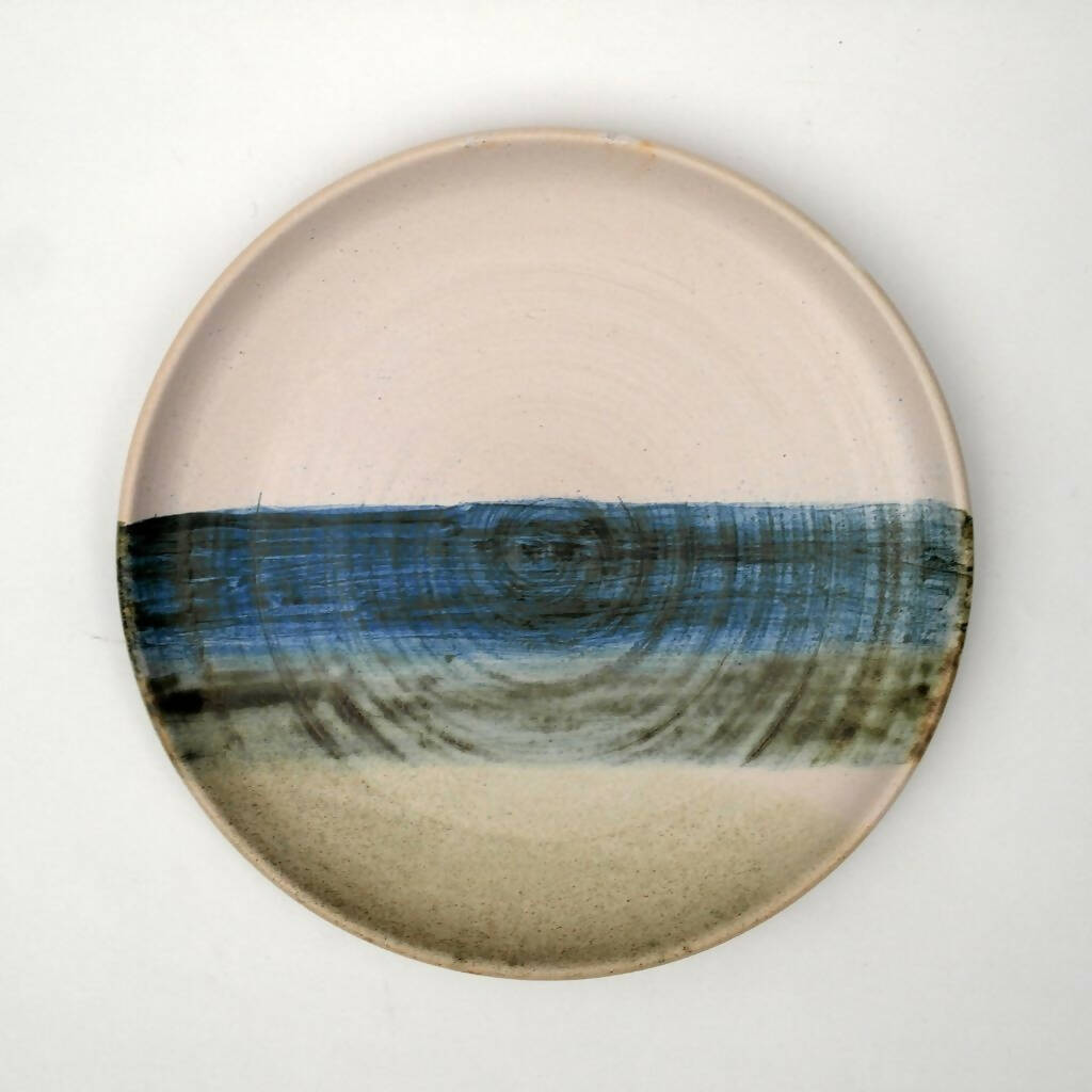 Middle Ceramic Plate - Paisaje mitad