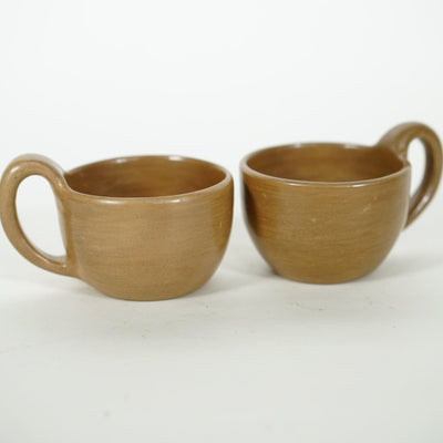 Brown Clay Cups from Mexico