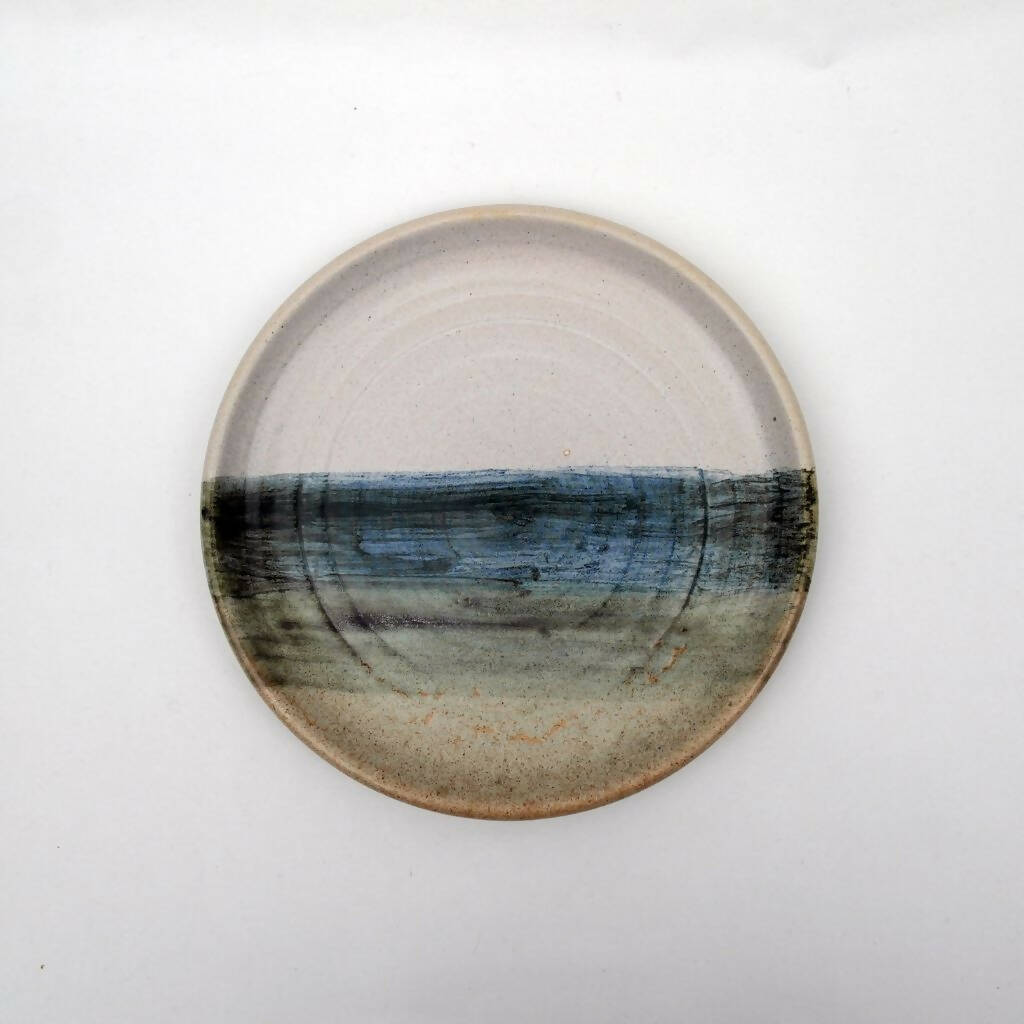 Small Ceramic Plate - Paisaje mitad