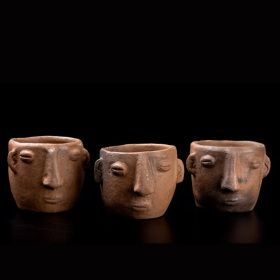 Tlahuitoltepec Artisanal Face Cups