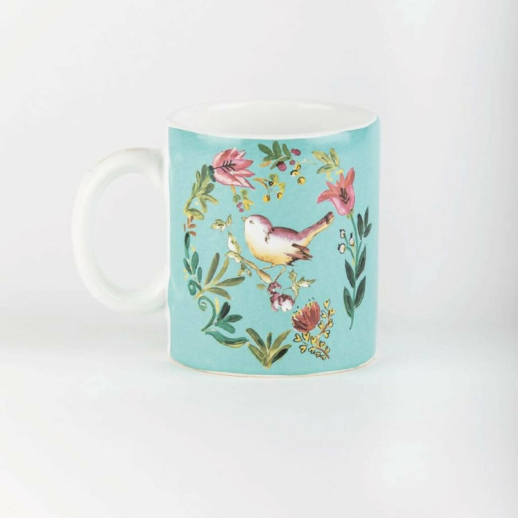 Mug Bird Aqua